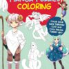 Manga Furries Coloring : Color your way through cute and cool manga furries art!