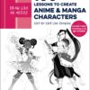 Draw Like an Artist: 100 Lessons to Create Anime and Manga Characters : Step-by-Step Line Drawing - A Sourcebook for Aspiring Artists and Character Designers - Access video tutorials via QR codes!